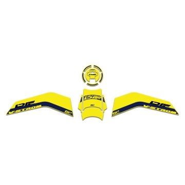 GP Kompozit Suzuki V-Strom 800 DE 2023-2024 Uyumlu Tank Pad Seti Sarı