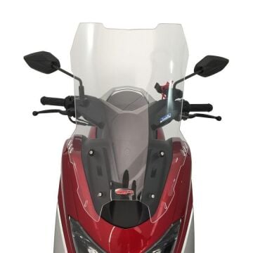 GP Kompozit Yamaha NMAX 125 / 155 2015-2020 Uyumlu Ön Cam Siyah 59 cm