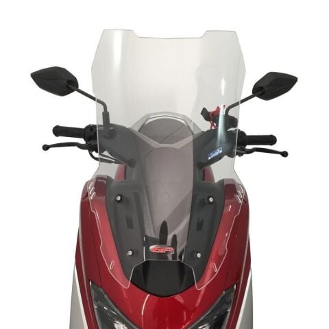 GP Kompozit Yamaha NMAX 125 / 155 2015-2020 Uyumlu Ön Cam Siyah