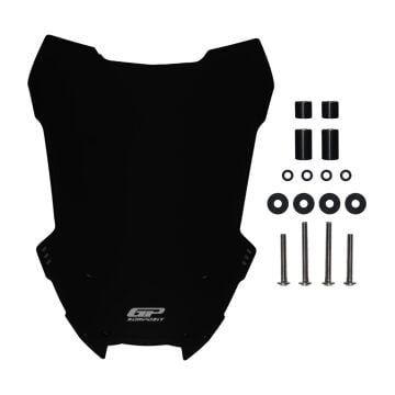 GP Kompozit Yamaha NMAX 125 / 155 2015-2020 Uyumlu Ön Cam Siyah 59 cm