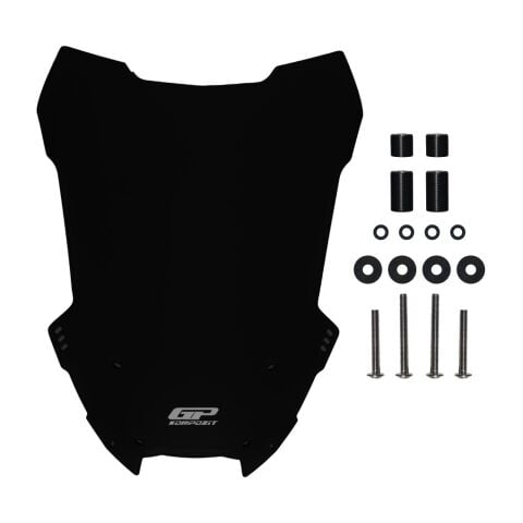 GP Kompozit Yamaha NMAX 125 / 155 2015-2020 Uyumlu Ön Cam Siyah