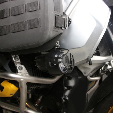 GP Kompozit BMW R 1200 GS / R 1250 GS ADV 2013-2024 Uyumlu Sis Farı Koruma Siyah