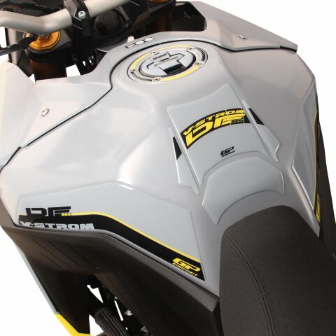 GP Kompozit Suzuki V-Strom 800 DE 2023-2024 Uyumlu Tank Pad Seti Gri