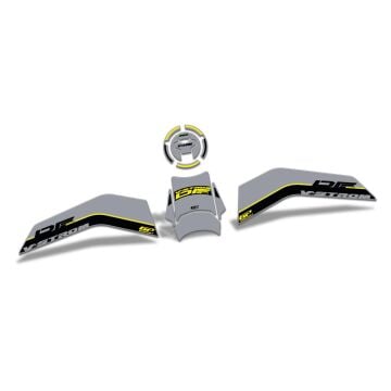GP Kompozit Suzuki V-Strom 800 DE 2023-2024 Uyumlu Tank Pad Seti Gri