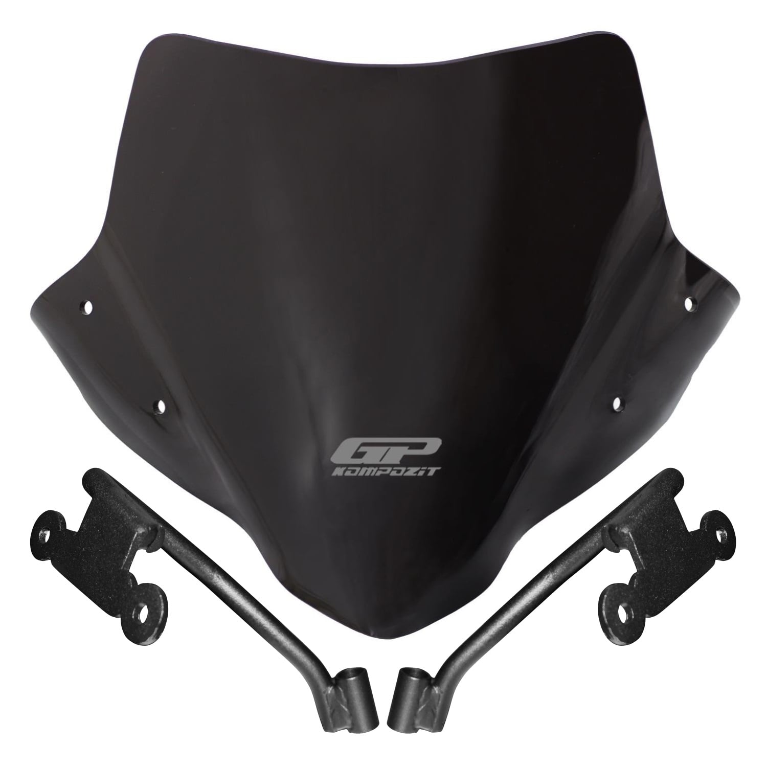 GP Kompozit Honda CB500F 2014-2020 Uyumlu Kısa Ön Cam Siyah