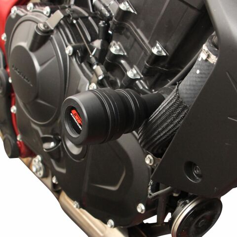 GP Kompozit Honda CB750 Hornet 2023-2025 Uyumlu Motor Koruma Takozu Siyah