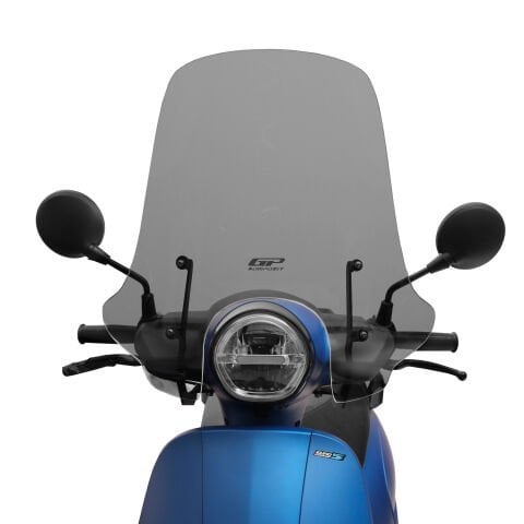 GP Kompozit SYM Fiddle 4 2022-2024 Uyumlu Gidon Bağlantılı Ön Cam Füme