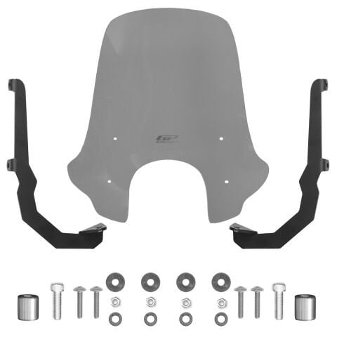 GP Kompozit SYM Fiddle 4 2022-2024 Uyumlu Gidon Bağlantılı Ön Cam Füme
