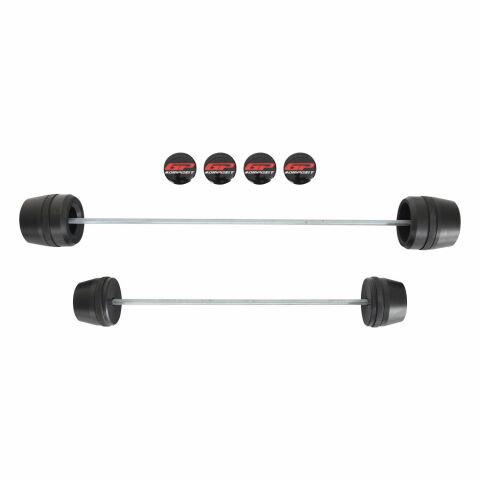 GP Kompozit BMW S 1000 XR 2024-2026 Uyumlu Aks Koruma Takozu Seti Siyah