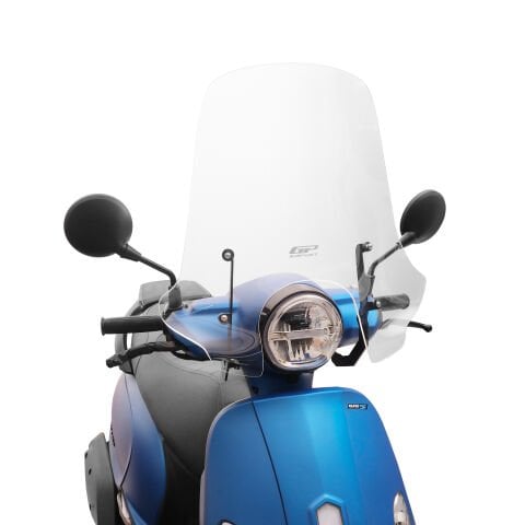 GP Kompozit SYM Fiddle 4 2022-2024 Uyumlu Gidon Bağlantılı Ön Cam Şeffaf