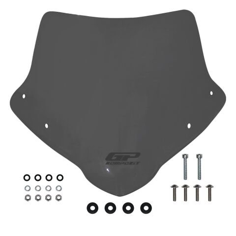 GP Kompozit Honda CB500F 2014-2020 Uyumlu Kısa Ön Cam Füme