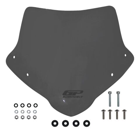 GP Kompozit Honda CB500F 2014-2020 Uyumlu Kısa Ön Cam Füme