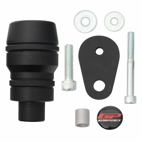 GP Kompozit BMW S 1000 XR 2024 Uyumlu Egzoz Koruma Takozu Siyah