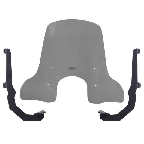 GP Kompozit SYM Fiddle 4 2022-2024 Uyumlu Gidon Bağlantılı Elcikli Ön Cam Füme