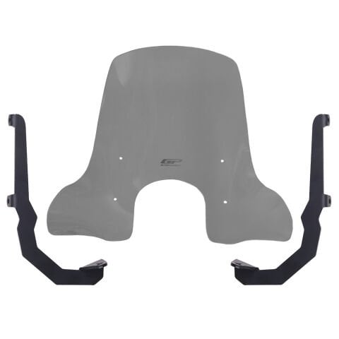 GP Kompozit SYM Fiddle 4 2022-2024 Uyumlu Gidon Bağlantılı Elcikli Ön Cam Füme