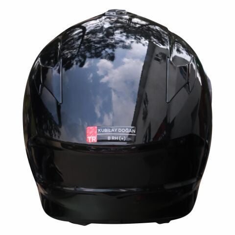 GP Kompozit Kişiye Özel İsim ve Kan Grubu Damla Sticker 6 Adet Siyah Beyaz