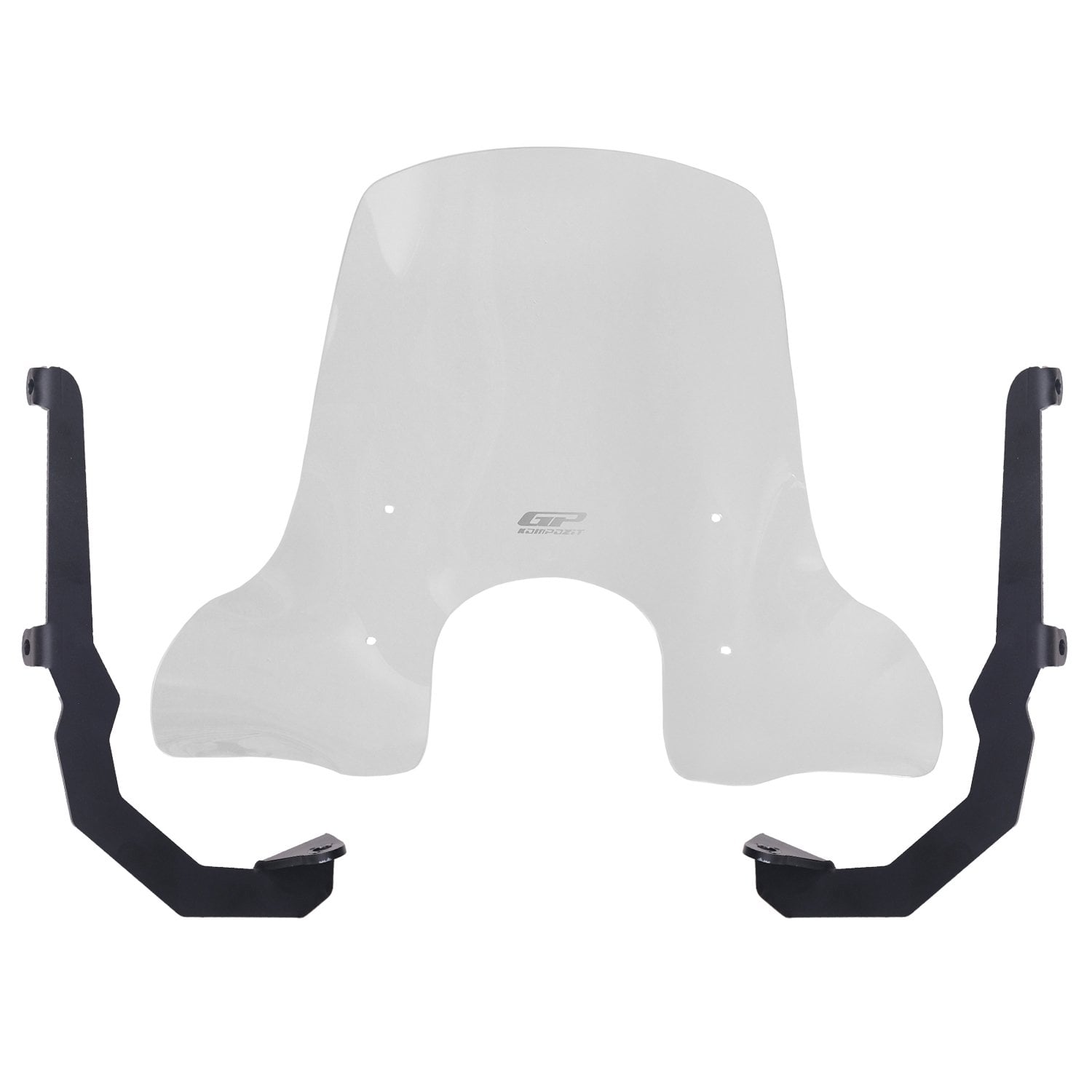 GP Kompozit SYM Fiddle 4 2022-2024 Uyumlu Gidon Bağlantılı Elcikli Ön Cam Şeffaf