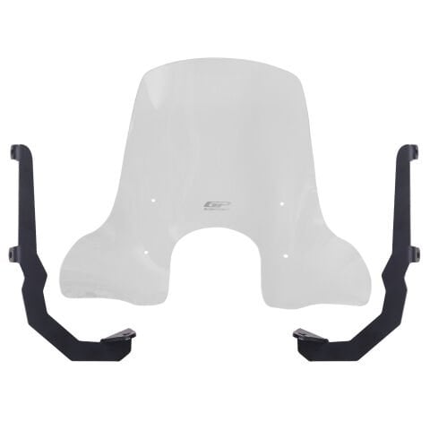 GP Kompozit SYM Fiddle 4 2022-2024 Uyumlu Gidon Bağlantılı Elcikli Ön Cam Şeffaf