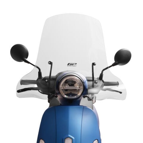 GP Kompozit SYM Fiddle 4 2022-2024 Uyumlu Gidon Bağlantılı Elcikli Ön Cam Şeffaf