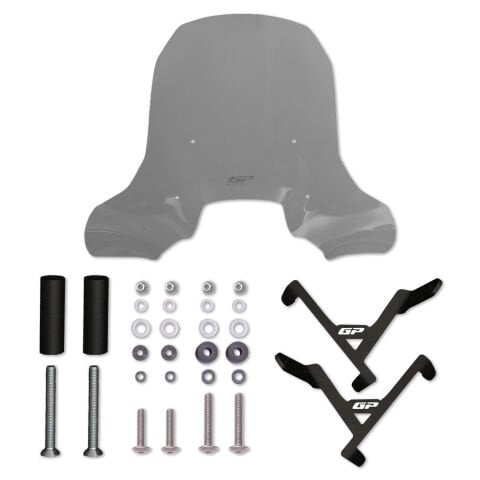 GP Kompozit Peugeot Tweet 125 / 200 2022-2024 Uyumlu Ön Cam Füme