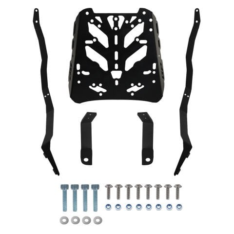 GP Kompozit TVS Raider 125 2024-2025 Uyumlu Arka Çanta Demiri Siyah