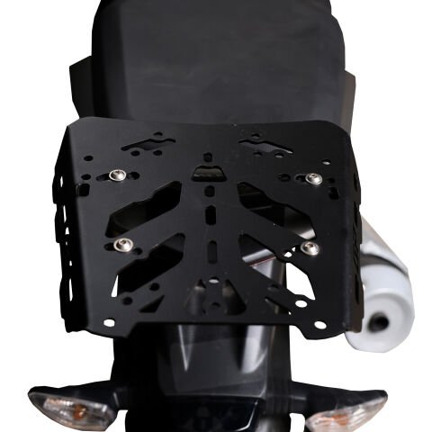 GP Kompozit TVS Raider 125 2024-2025 Uyumlu Arka Çanta Demiri Siyah