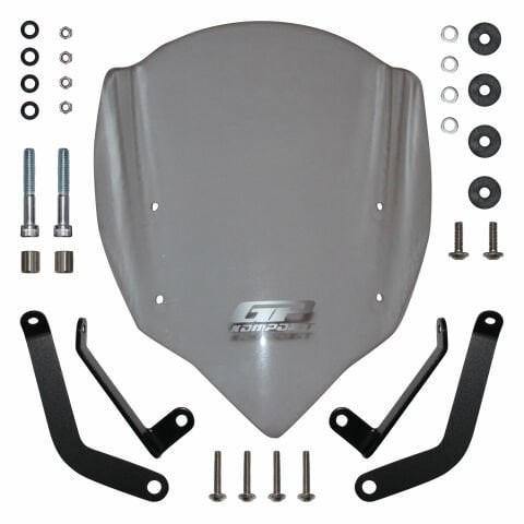 GP Kompozit CF Moto 400 NK / 650 NK 2017-2020 Uyumlu Ön Cam Şeffaf