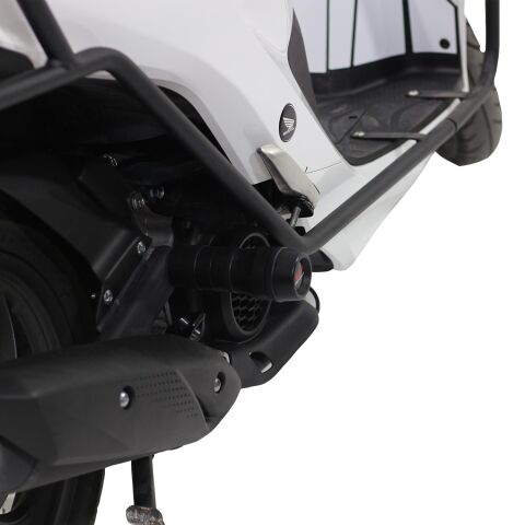 GP Kompozit Honda Dio 2021-2025 Uyumlu Egzoz Koruma Takozu Siyah