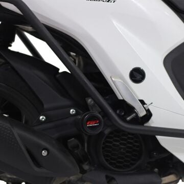 GP Kompozit Honda Dio 2021-2025 Uyumlu Egzoz Koruma Takozu Siyah