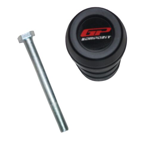 GP Kompozit Honda Dio 2021-2025 Uyumlu Egzoz Koruma Takozu Siyah