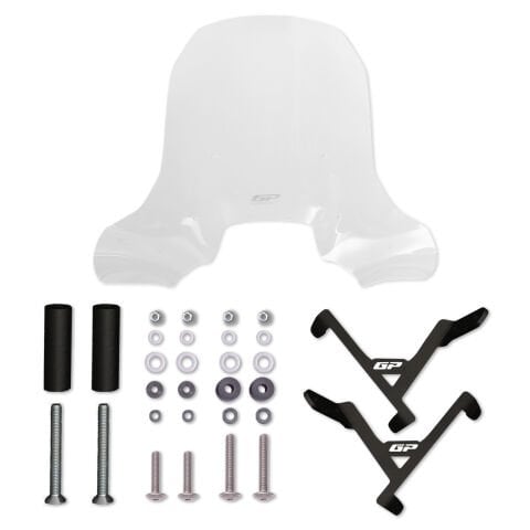 GP Kompozit Peugeot Tweet 125 / 200 2022-2024 Uyumlu Ön Cam Şeffaf