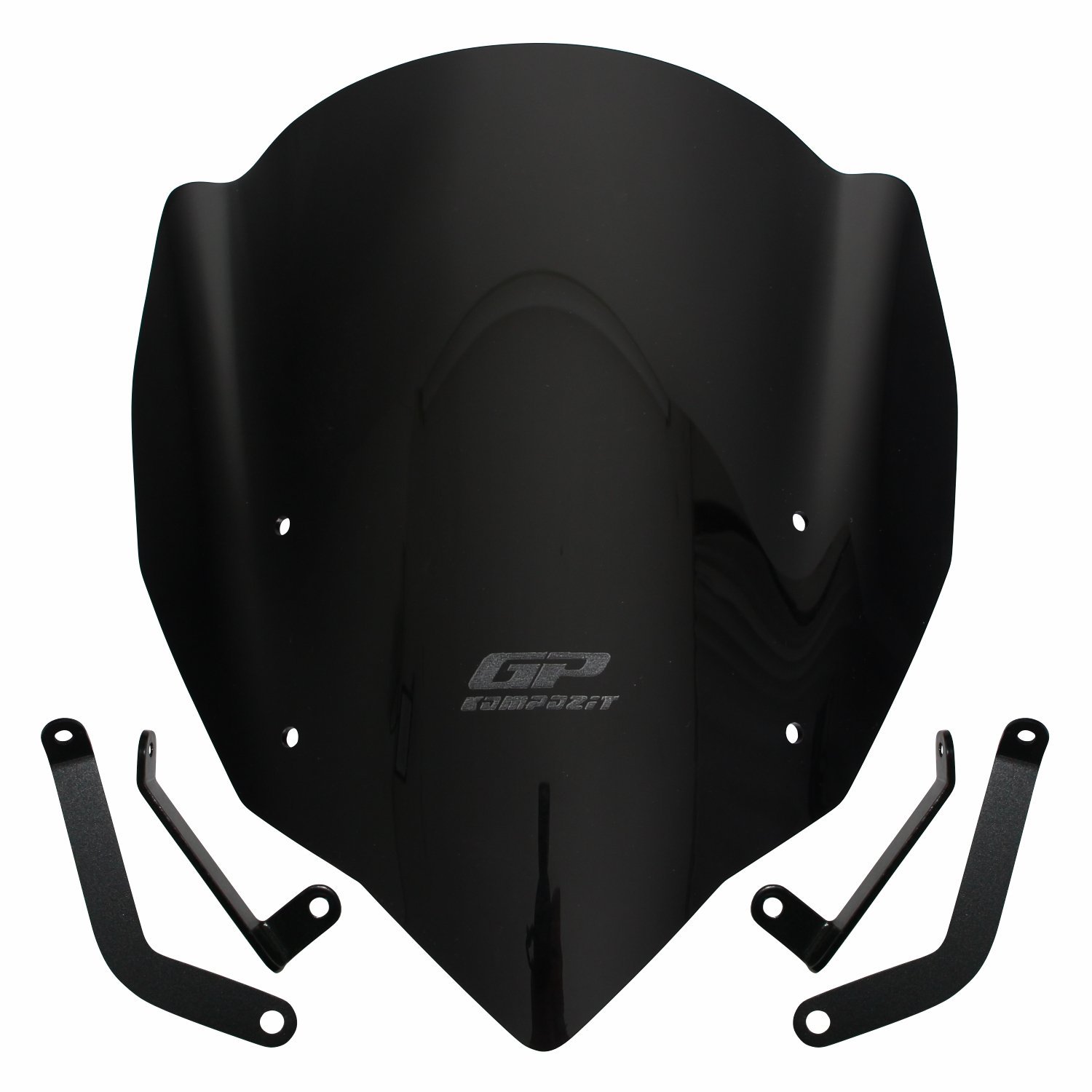 GP Kompozit CF Moto 400 NK / 650 NK 2017-2020 Uyumlu Ön Cam Siyah