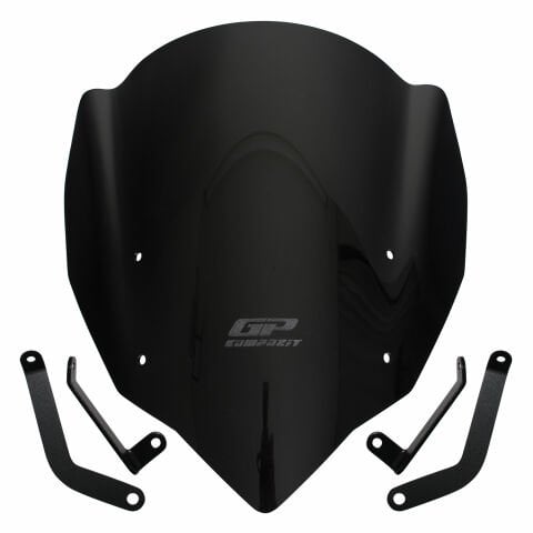 GP Kompozit CF Moto 400 NK / 650 NK 2017-2020 Uyumlu Ön Cam Siyah