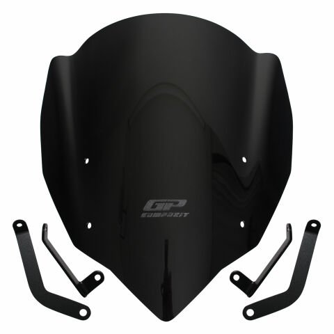 GP Kompozit CF Moto 400 NK / 650 NK 2017-2020 Uyumlu Ön Cam Siyah