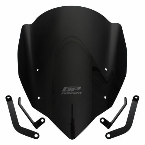 GP Kompozit CF Moto 400 NK / 650 NK 2017-2020 Uyumlu Ön Cam Siyah
