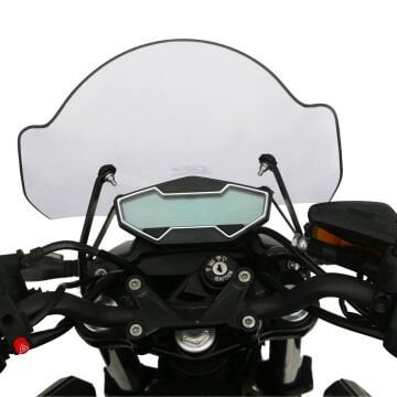 GP Kompozit CF Moto 400 NK / 650 NK 2017-2020 Uyumlu Ön Cam Siyah