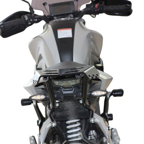 GP Kompozit CF Moto 250 NK 2018-2025 Uyumlu Arka Çanta Demiri Siyah