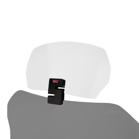 GP Kompozit DFK003 Universal Tek Bağlantılı Deflektör Şeffaf Siyah Aparat