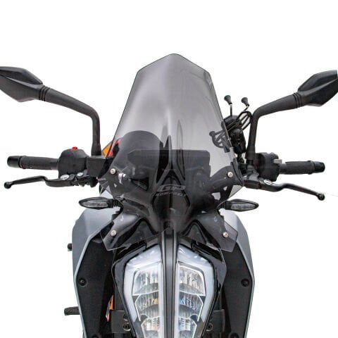 GP Kompozit KTM Duke 390 2017-2023 Uyumlu Ön Cam Siyah