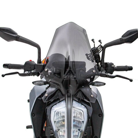 GP Kompozit KTM Duke 390 2017-2023 Uyumlu Ön Cam Siyah