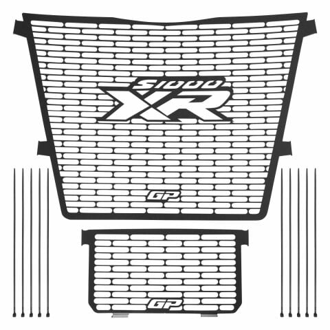 GP Kompozit BMW S 1000 XR 2024-2026 Uyumlu Radyatör Koruma Siyah