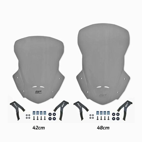 GP Kompozit Honda CRF250L / CRF300L 2013-2020 Uyumlu Tur Camı Füme