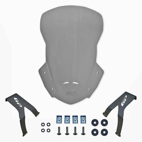 GP Kompozit Honda CRF250L / CRF300L 2013-2020 Uyumlu Tur Camı Füme