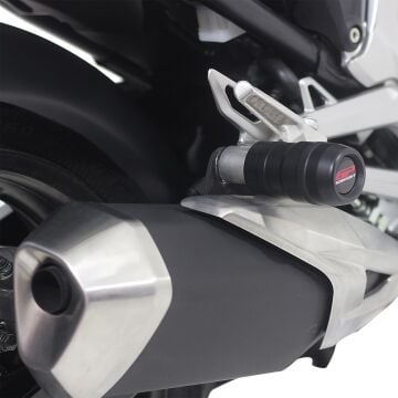 GP Kompozit Honda NC 700 X-S / NC 750 X-S 2012-2025 Uyumlu Egzoz Koruma Takozu Siyah