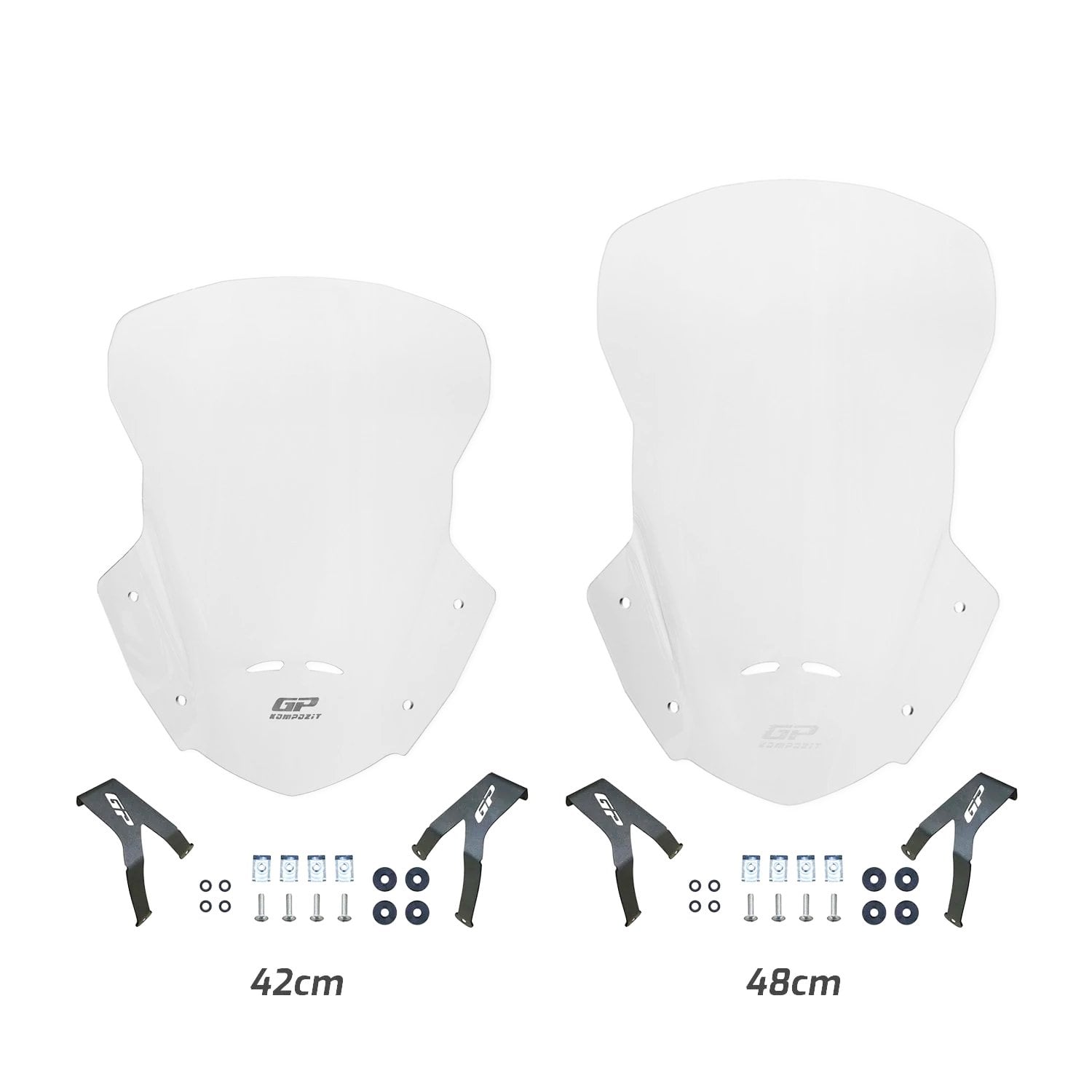 GP Kompozit Honda CRF250L / CRF300L 2013-2020 Uyumlu Tur Camı Şeffaf