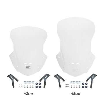 GP Kompozit Honda CRF250L / CRF300L 2013-2020 Uyumlu Tur Camı Şeffaf