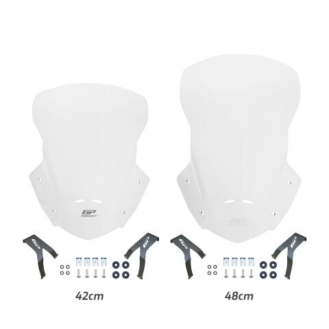 GP Kompozit Honda CRF250L / CRF300L 2013-2020 Uyumlu Tur Camı Şeffaf