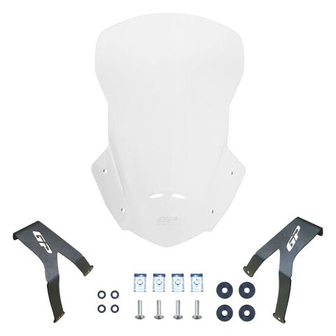 GP Kompozit Honda CRF250L / CRF300L 2013-2020 Uyumlu Tur Camı Şeffaf