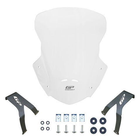 GP Kompozit Honda CRF250L / CRF300L 2013-2020 Uyumlu Tur Camı Şeffaf