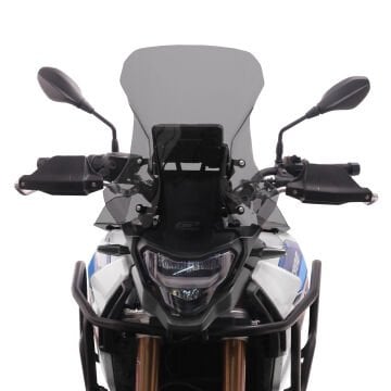 GP Kompozit BMW F 900 GS 2024-2025 Uyumlu Ön Tur Camı Füme